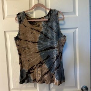 Tryst tie-dye tank top 2X